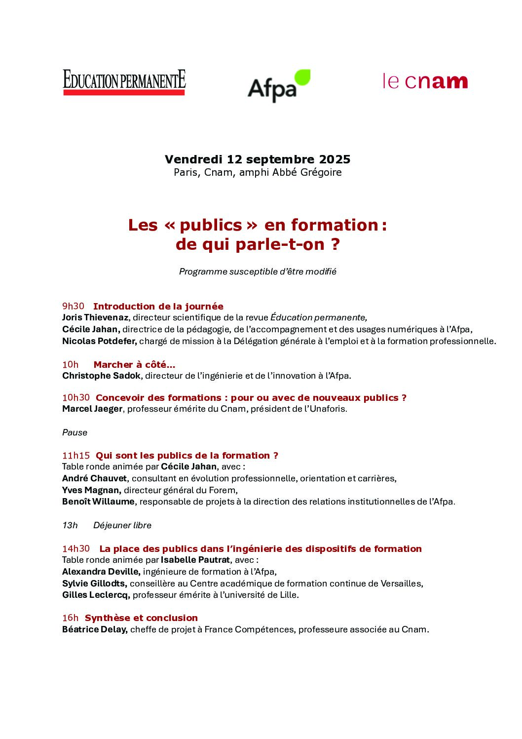 12 septembre 2025
